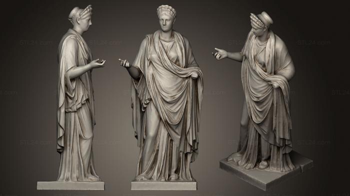 Статуи античные и исторические (Сабинская женщина 2, STKA_1257) 3D модель для ЧПУ станка